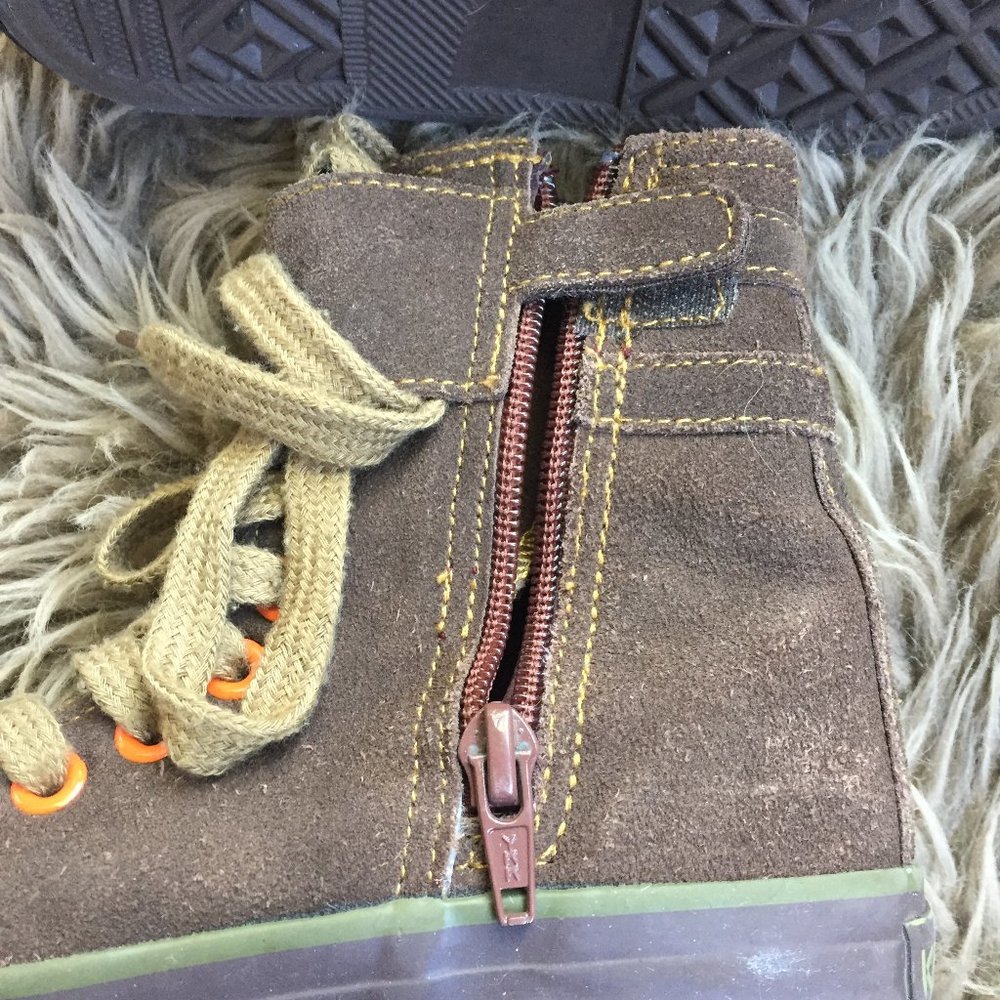 Kenzo brown side-zip high tops - size 29 - Picture 6 of 8